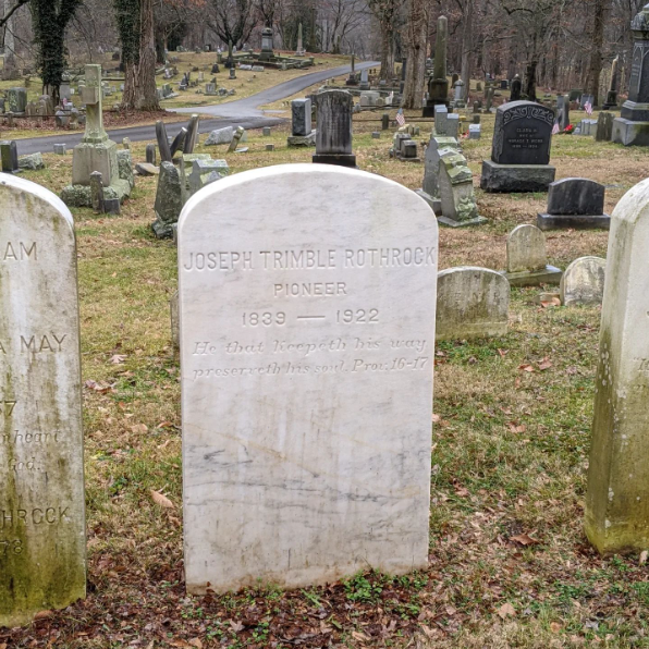 Joseph Rothrock gravestone
